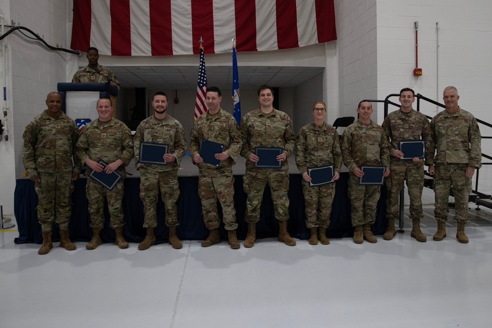 The 179th Cyberspace Wing held a CCAF graduation ceremony