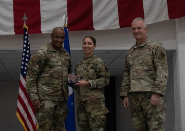 The 179th Cyberspace Wing held an Airman of the Year Ceremony
