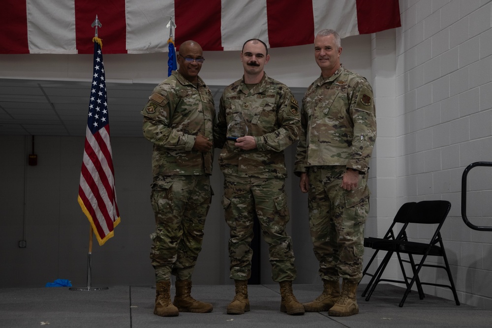 The 179th Cyberspace Wing held an Airman of the Year Ceremony