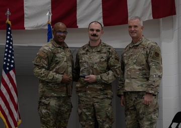 The 179th Cyberspace Wing held an Airman of the Year Ceremony