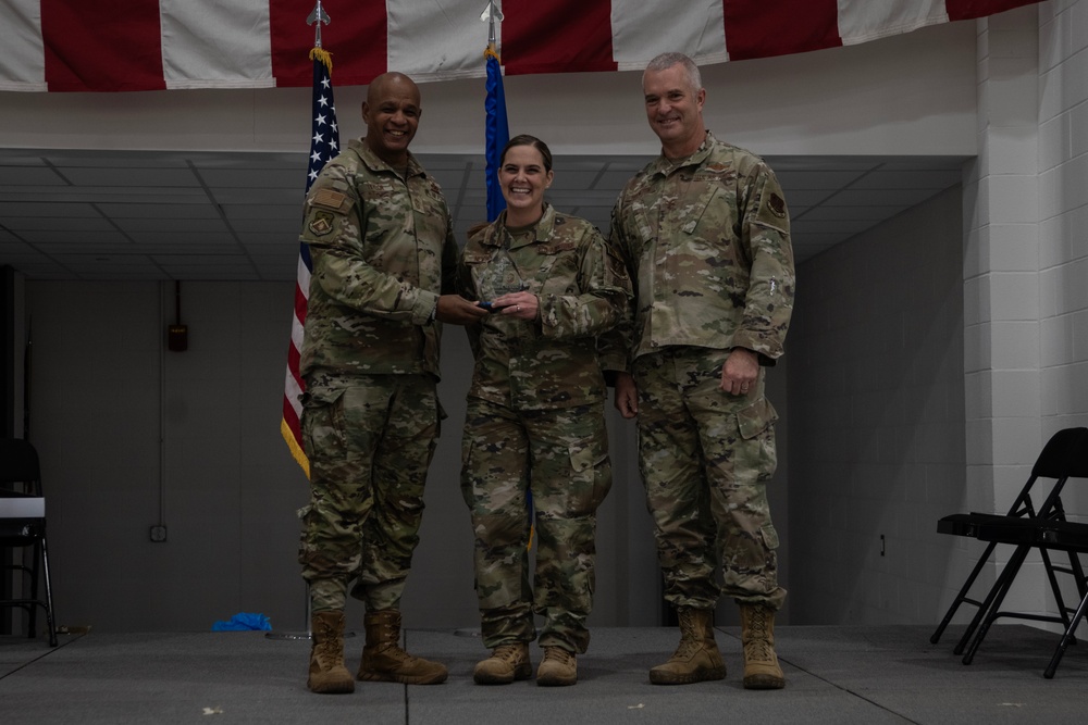 The 179th Cyberspace Wing held an Airman of the Year Ceremony