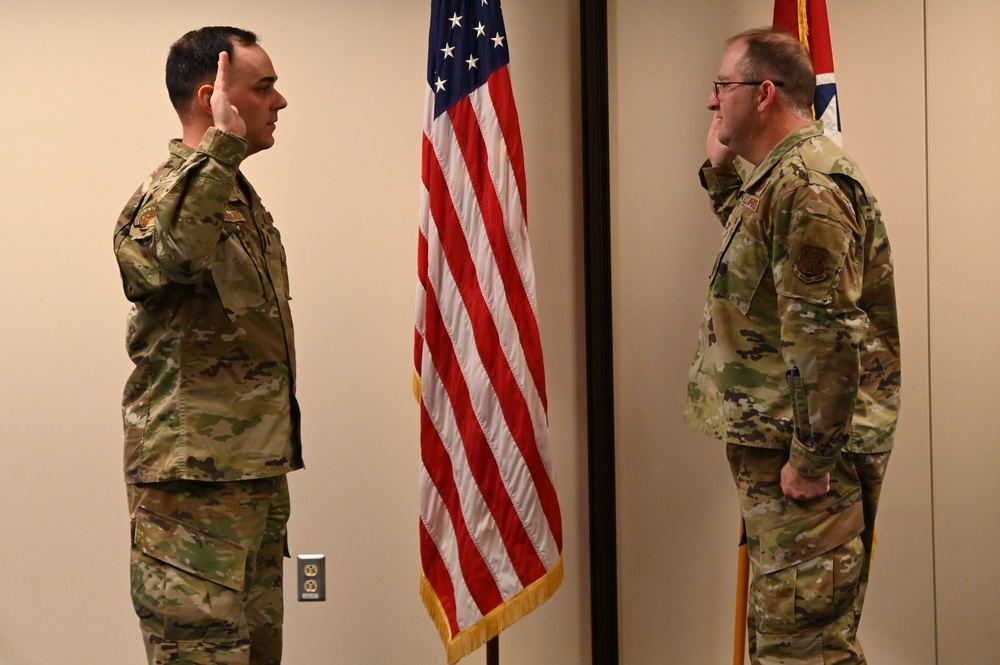 Maj. Reinhardt promotes to lieutenant colonel