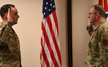 Maj. Reinhardt promotes to lieutenant colonel