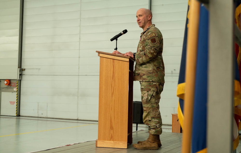 Change of Command for the 142nd MXG