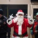 914 ARW Commander and Command Chief greet incoming service members during the holiday season