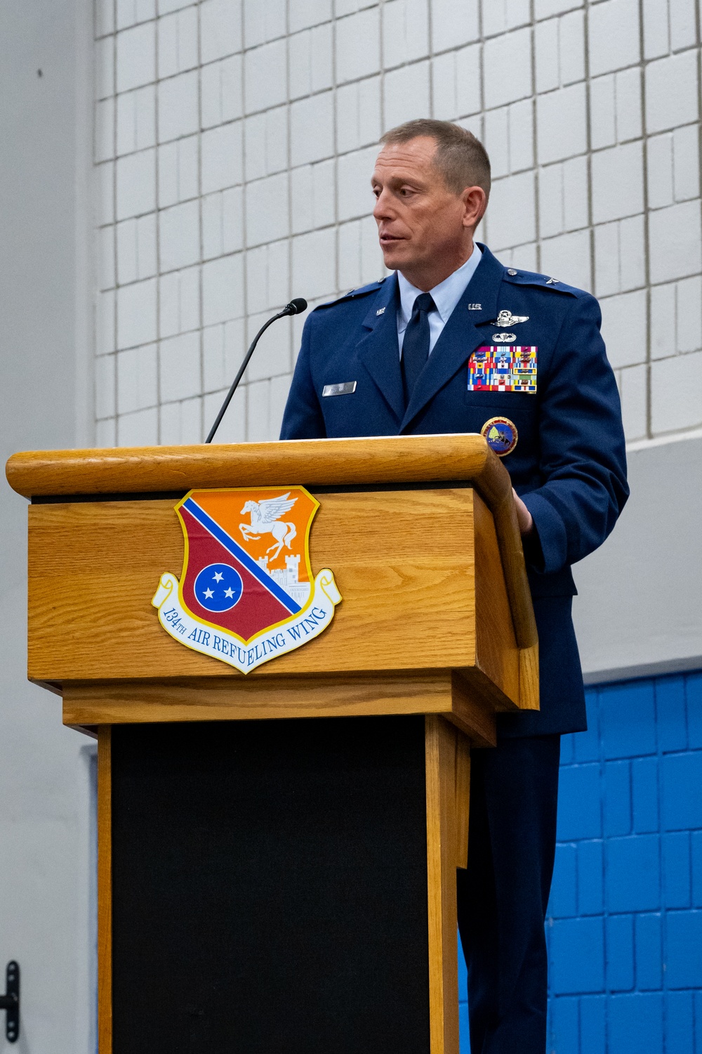 Col. Ronald Selvidge assumes command of the 134th ARW