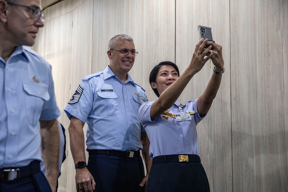 Washington National Guard senior enlisted leaders visit Chulachomklao Royal Thai Military Academy