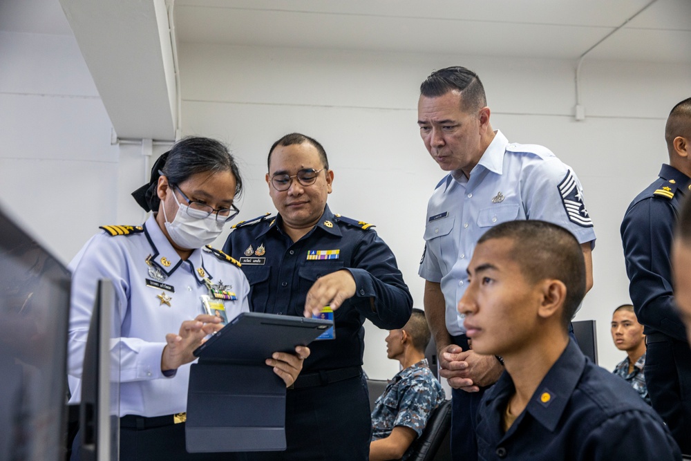 Washington National Guard senior enlisted leaders visit Chulachomklao Royal Thai Military Academy