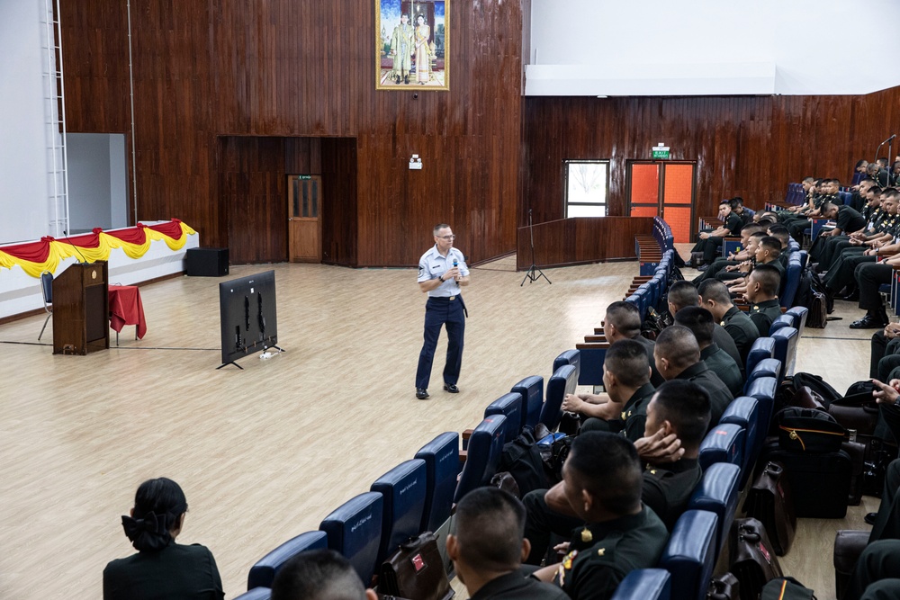 Washington National Guard senior enlisted leaders visit Chulachomklao Royal Thai Military Academy