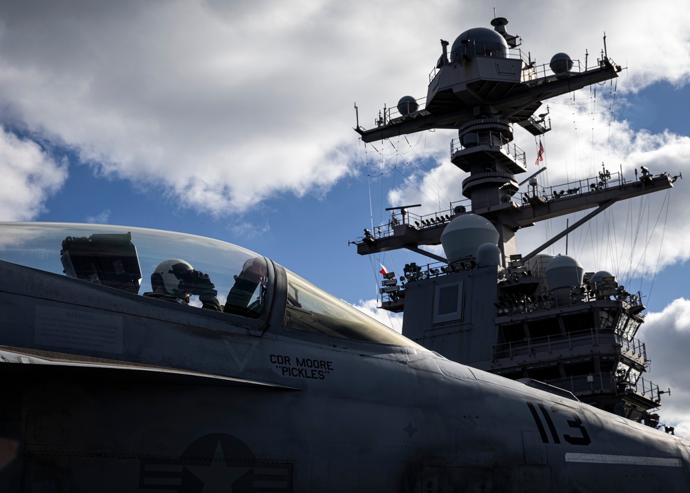 USS Gerald R. Ford (CVN 78) routine flight operations