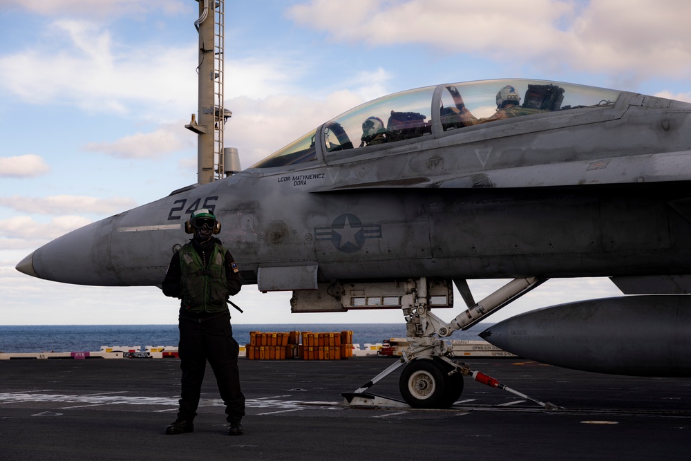 USS Gerald R. Ford (CVN 78) routine flight operations