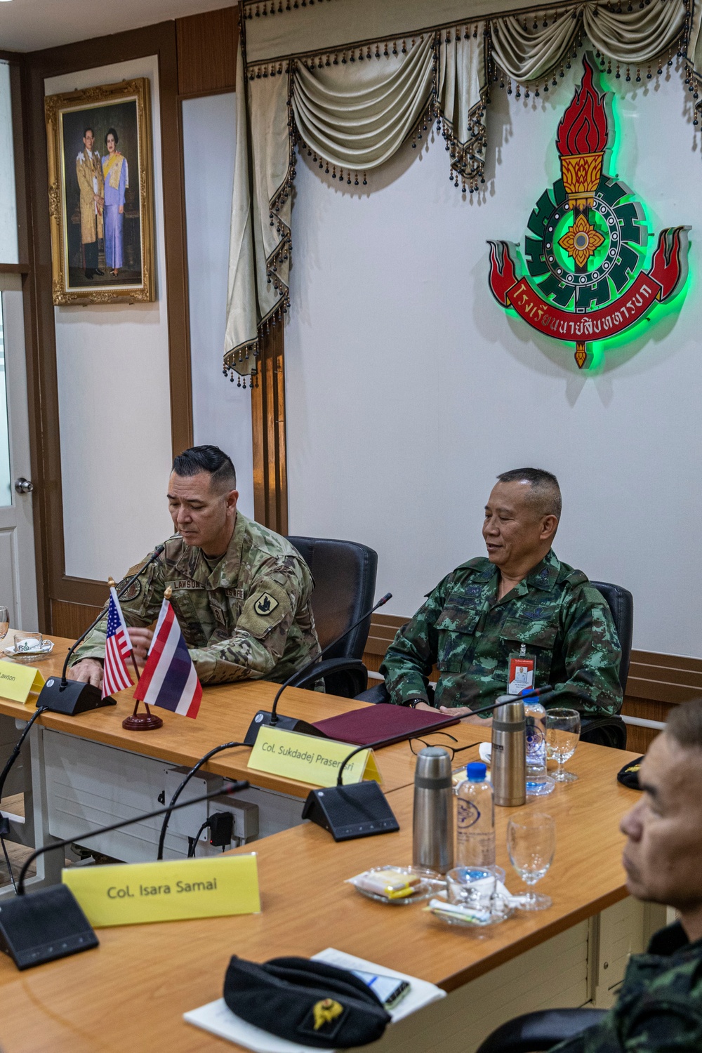 Washington National Guard Senior Leaders visit Royal Thai Army Noncommissioned Officer School