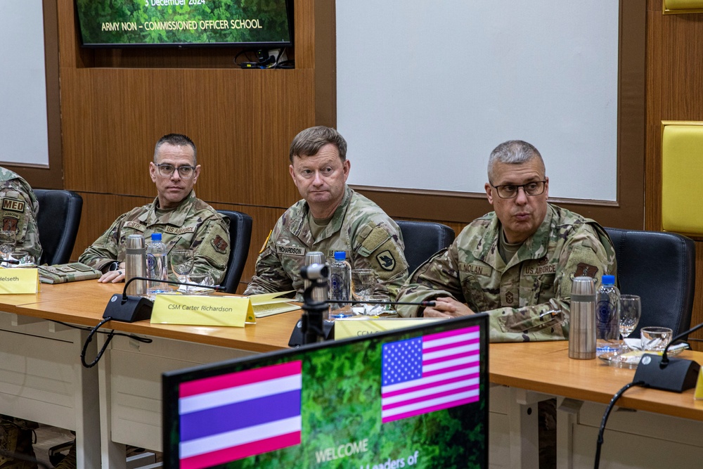 Washington National Guard Senior Leaders visit Royal Thai Army Noncommissioned Officer School