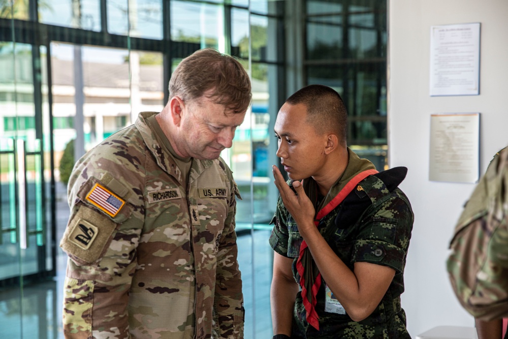 Washington National Guard Senior Leaders visit Royal Thai Army Noncommissioned Officer School