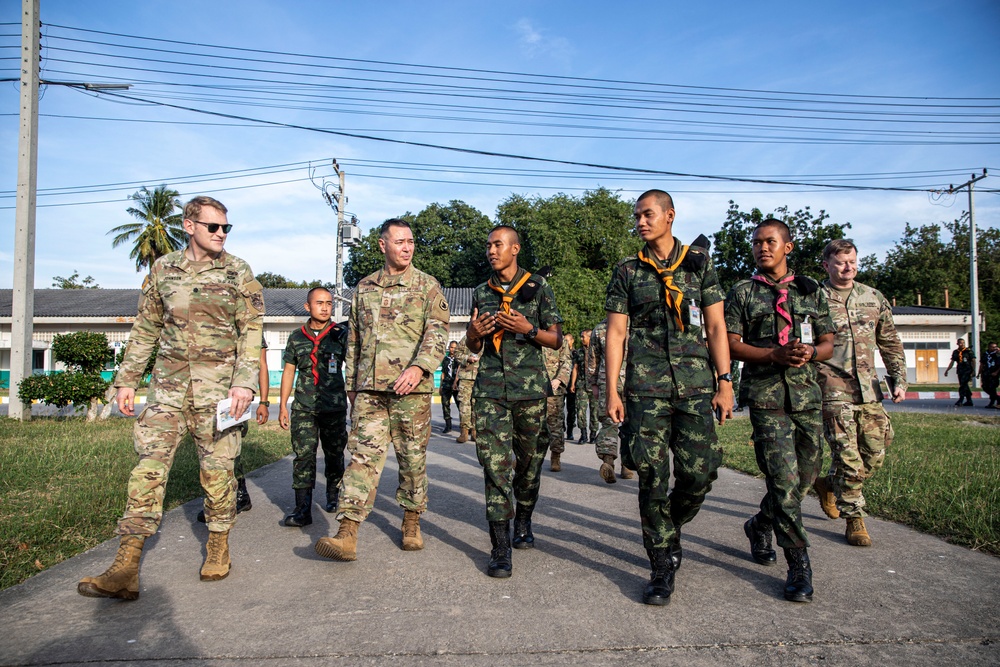 Washington National Guard Senior Leaders visit Royal Thai Army Noncommissioned Officer School