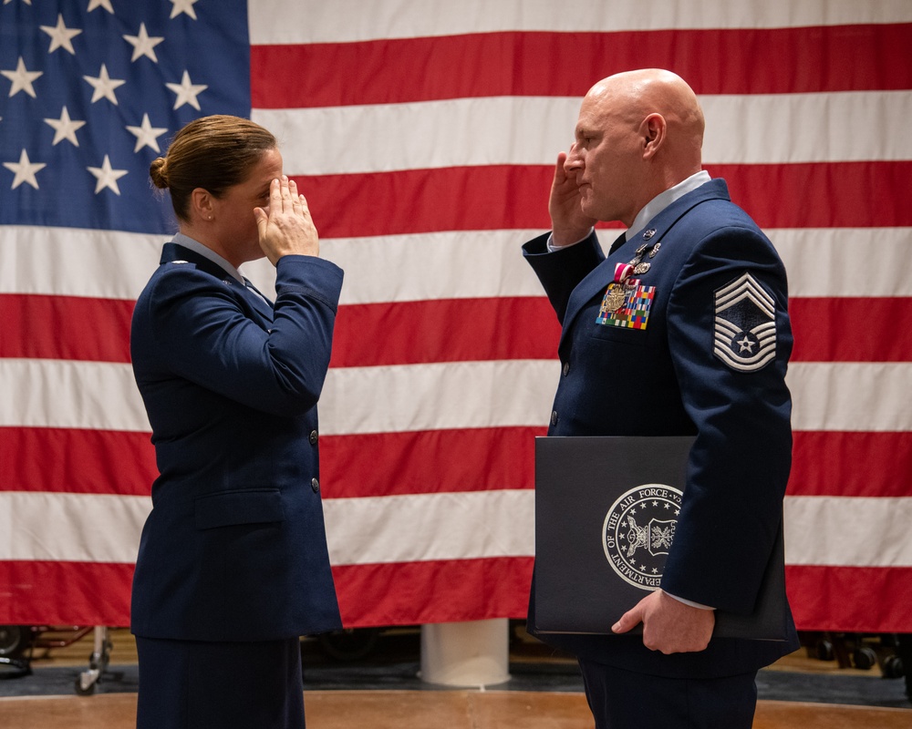 Chief Master Sgt. Jason Luper retirement ceremony