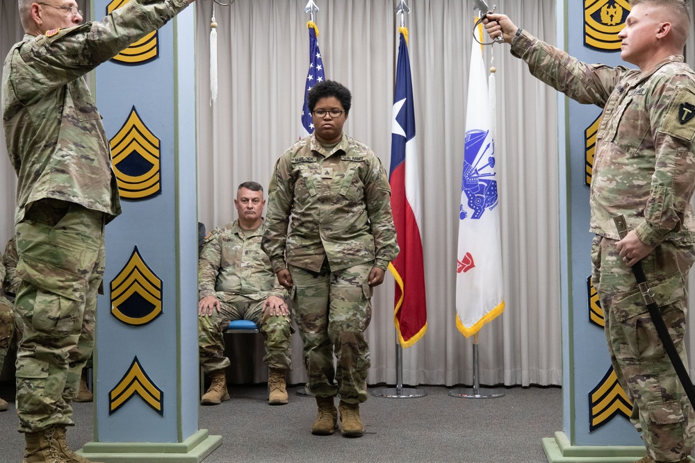 36th Infantry Division Welcomes New NCOs