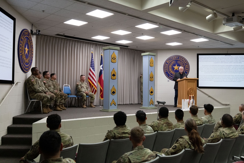 36th Infantry Division Welcomes New NCOs