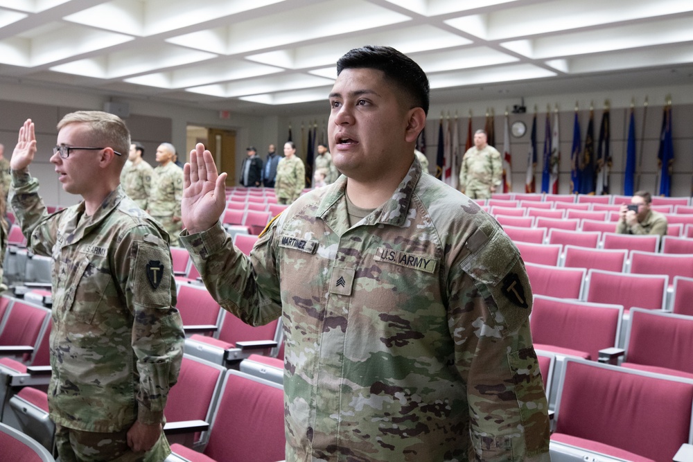 36th Infantry Division Welcomes New NCOs