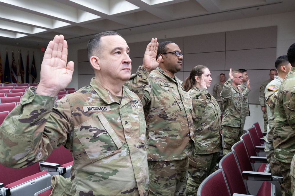 36th Infantry Division Welcomes New NCOs