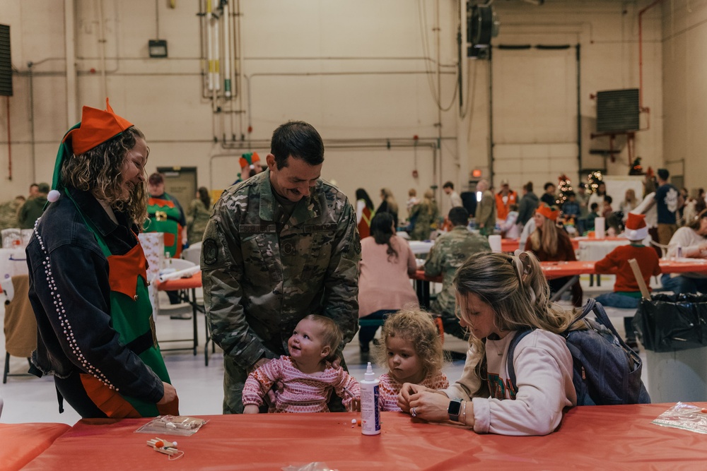 Airmen and families gather for annual holiday event