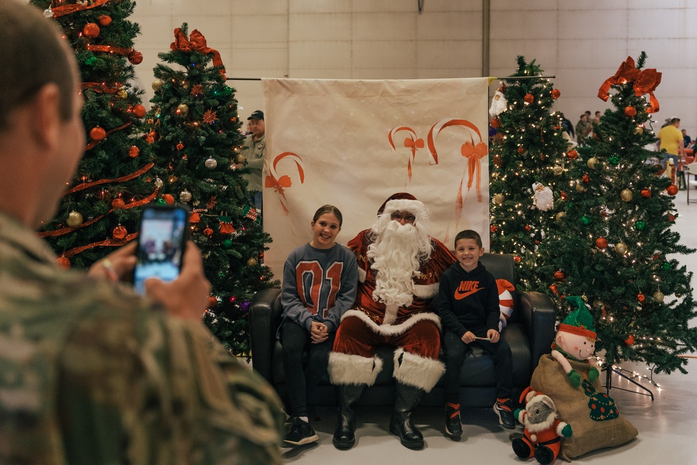 Airmen and families gather for annual holiday event