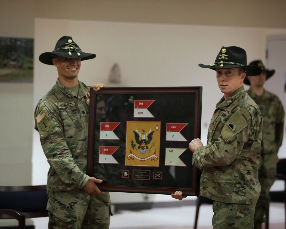 1st Squadron, 303rd Cavalry Regiment change of command ceremony