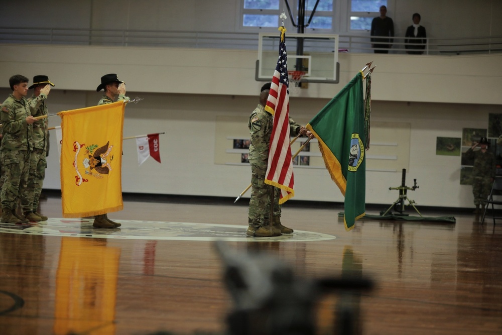 1st Squadron, 303rd Cavalry Regiment change of command ceremony