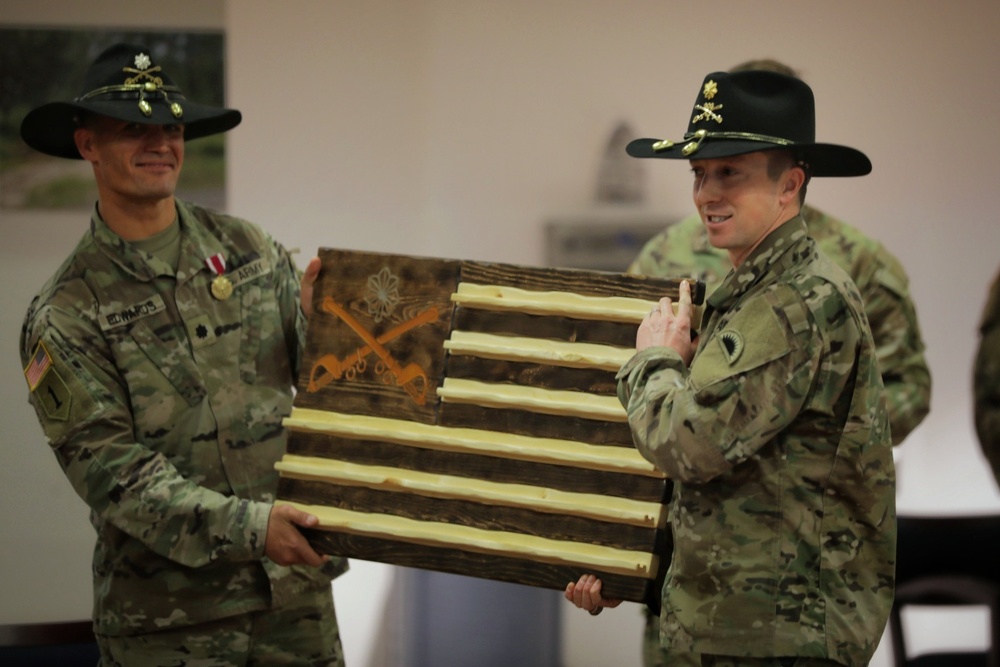 1st Squadron, 303rd Cavalry Regiment change of command ceremony