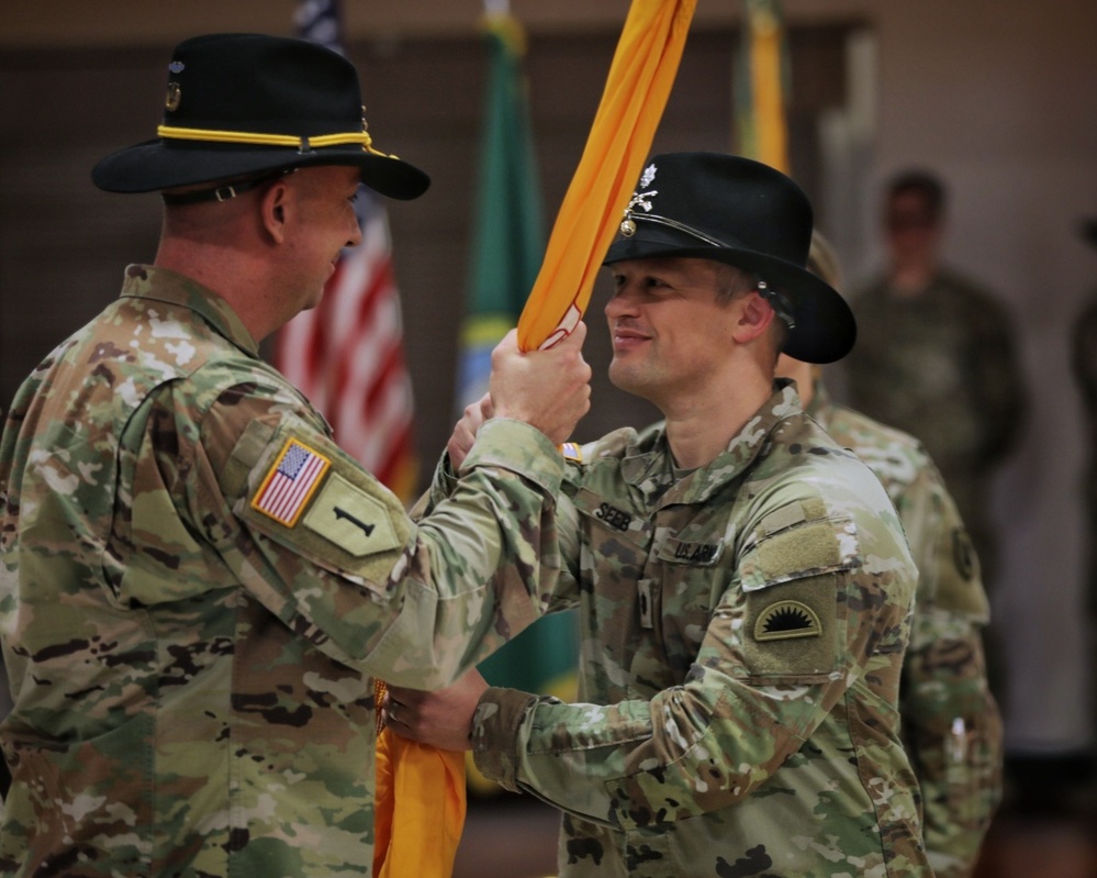 1st Squadron, 303rd Cavalry Regiment change of command ceremony