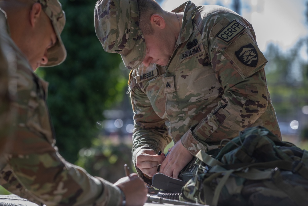 821 Troop Command Battalion Best Warrior Competition