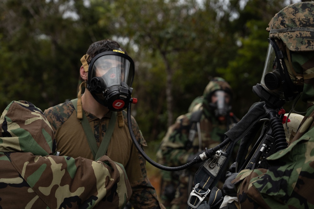 31st MEU CBRN conducts chemical response element exercise