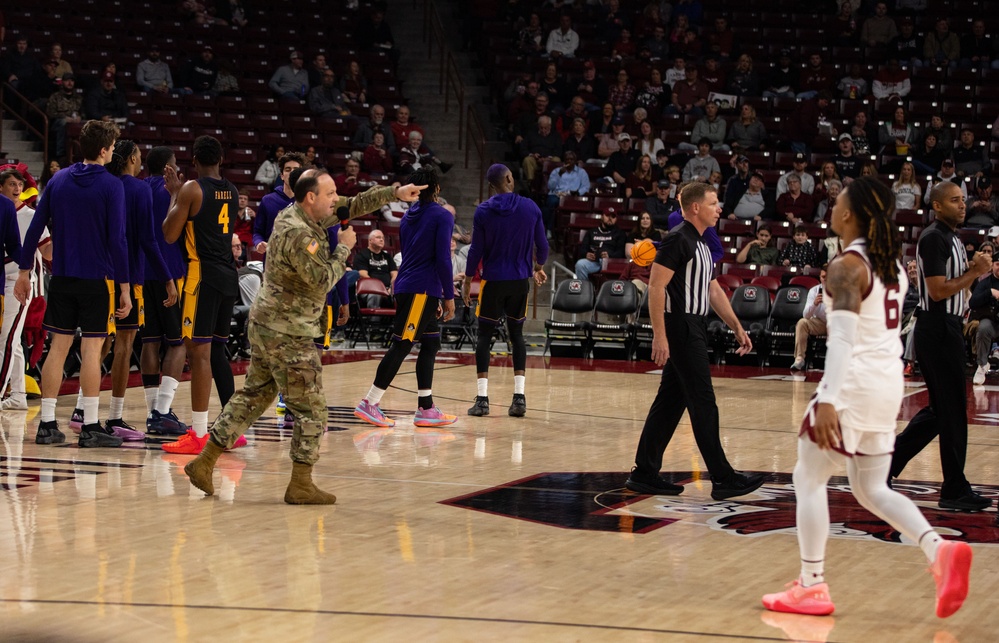 Military Appreciation Night at University of South Carolina