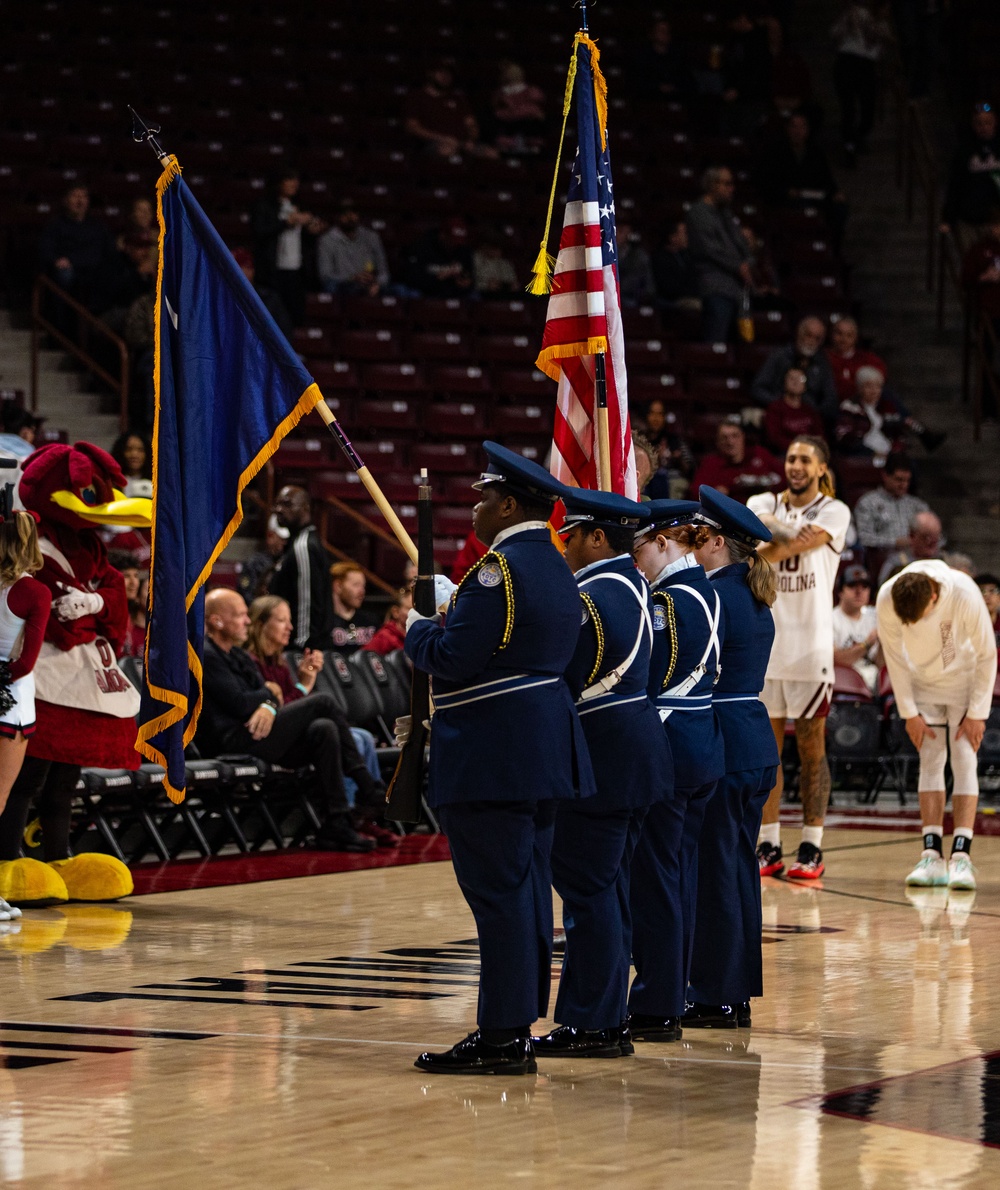 Military Appreciation Night at University of South Carolina