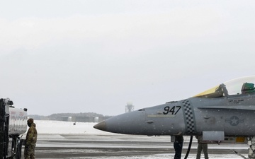 U.S. Marines receive fuel from U.S. Air Force