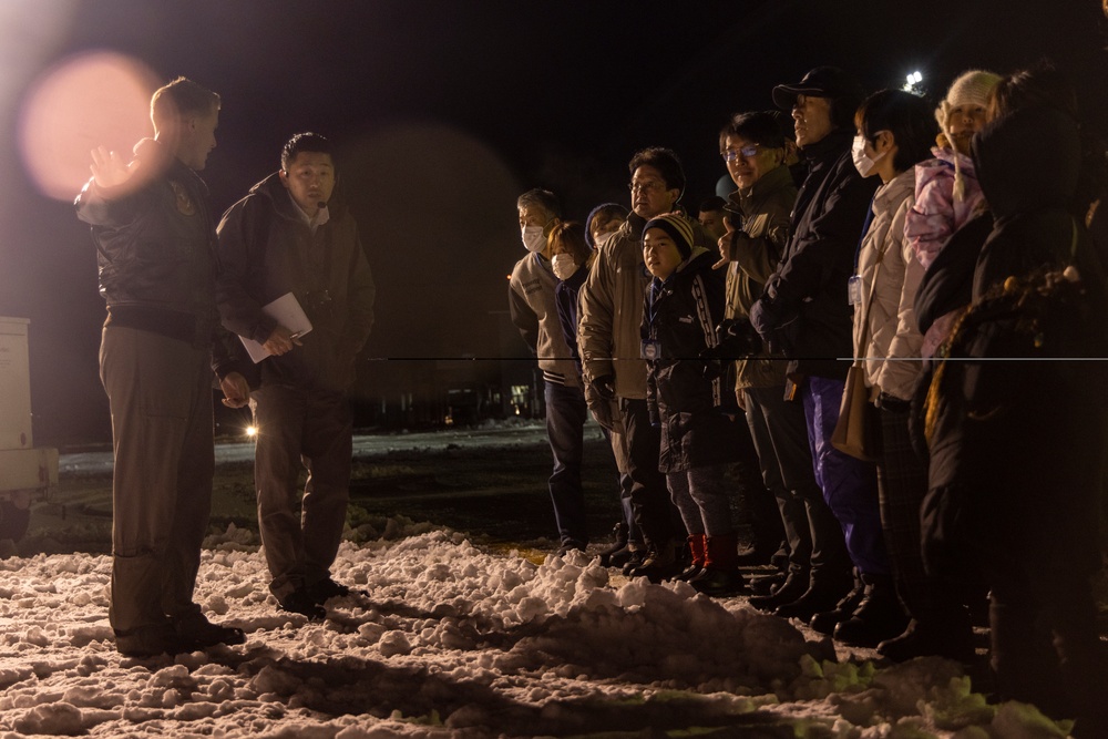 U.S. Marines showcase aircraft for Japanese locals during tour at Misawa Air Base