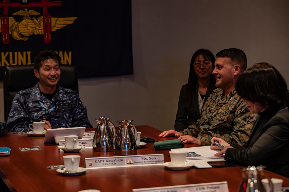 Fleet Air Wing 31 tours MCAS Iwakuni to discuss future capabilities involving combined operations