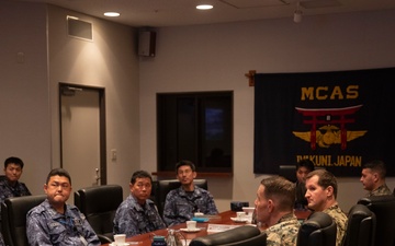 Fleet Air Wing 31 tours MCAS Iwakuni to discuss future capabilities involving combined operations