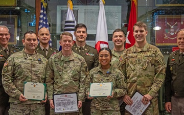 Eighth Army selects two officers for prestigious Gen. Douglas MacArthur Leadership Award