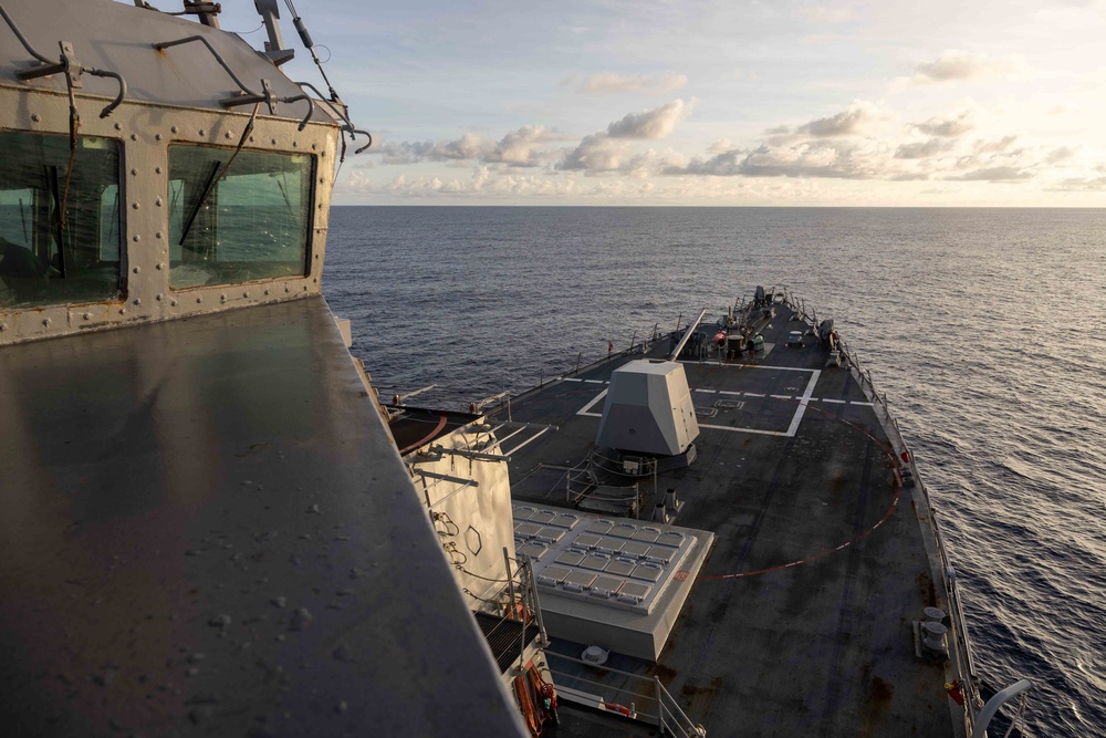 USS Preble (DDG 88) Transits South China Sea