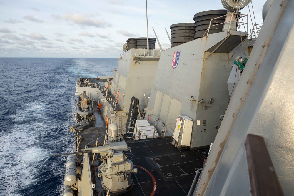 USS Preble (DDG 88) Transits South China Sea