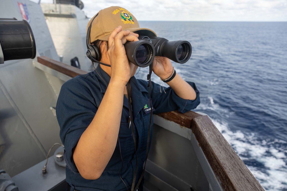 BMSN Yurida Delangel Scans Horizon For Surface Vessels