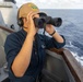 BMSN Yurida Delangel Scans Horizon For Surface Vessels