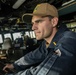 Ensign Chris Martin Scans Horizon For Surface Contacts