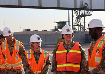 840th Soldiers Brief HQDA Deputy Chief of Staff for Logistics on Port Operations