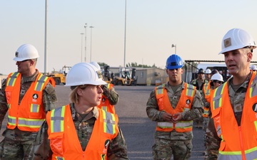 840th Soldiers Brief HQDA Deputy Chief of Staff for Logistics on Port Operations