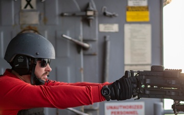 .50 Cal Gun Shoot Aboard USS Tripoli