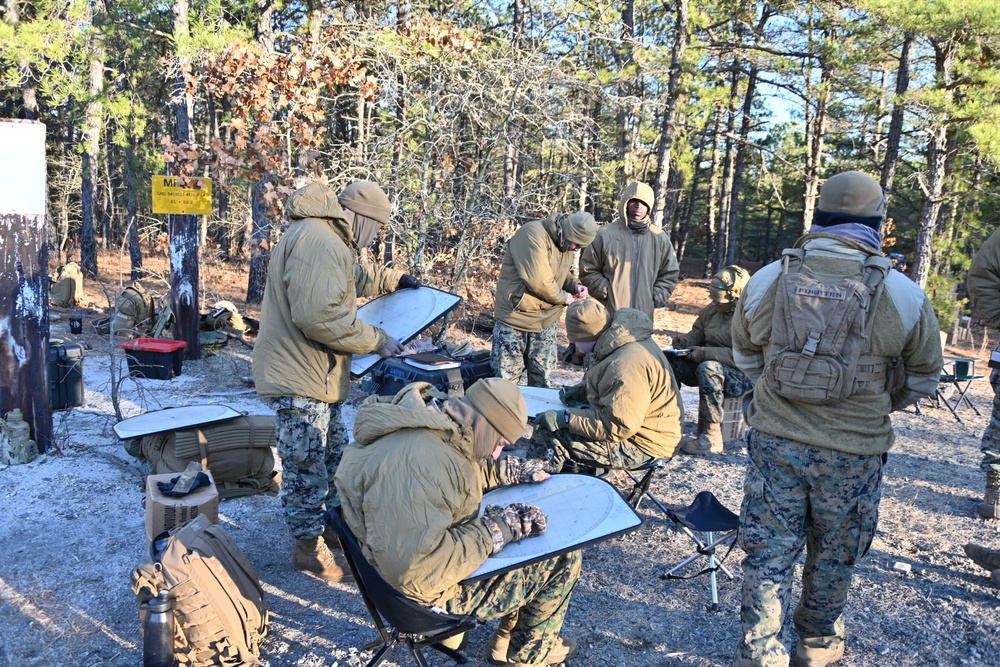 JB MDL – 2BN 25 USMC – Fort Dix MFP6 Mortar Live Fire – 6 Dec 2024