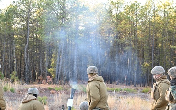 JB MDL – 2BN 25 USMC – Fort Dix MFP6 Mortar Live Fire – 6 Dec 2024