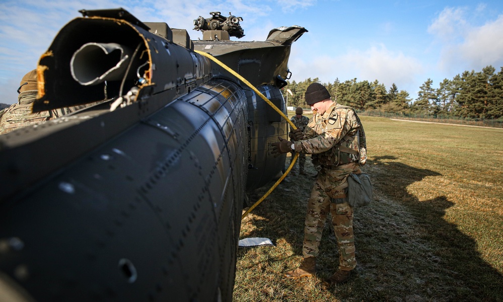 Downed Aircraft Recovery Training at the Hohenfels Training Area